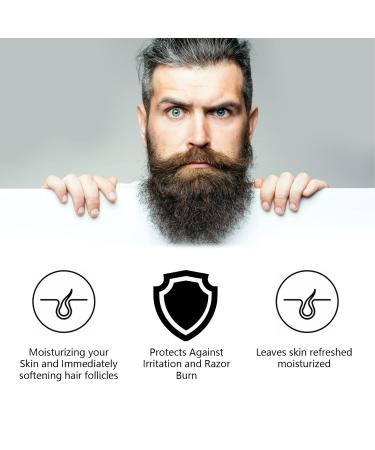Moisturizing Beard Gel with Plant Extracts for Men - Gentle Facial Cleaner & Refreshing Face Wash - 50ml & 100ml | International Shipping - Buy Online on GoSupps.com