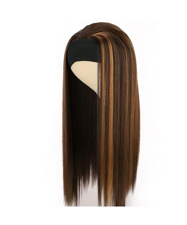 Vigorous Highlights Headband Wig for Women - 20 Long Straight Synthetic Wig Easy to Wear - Buy Online on GoSupps.com