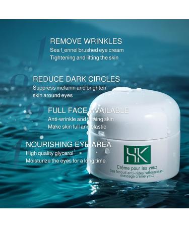TBeautfave Sea Fennel Anti Wrinkle Eye Cream Eye Cream for Dark Circles and Puffy Eyes Under Eye Cream for Women/Men Reduces Eye Bags Crow's Feet Fine Lines & Sagginess 30g - Buy Online on GoSupps.com