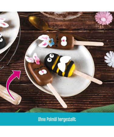 Decocino Fondant Chocolate 250g | 25% Whole Milk Palm Oil Free Tearproof & Stable for Cake Decoration - Buy Online on GoSupps.com