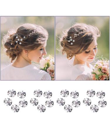Buy IWOBI 20-Piece Crystal Spiral Hairpins - Elegant Wedding Hair Accessories & Hair Clips - Buy Online on GoSupps.com