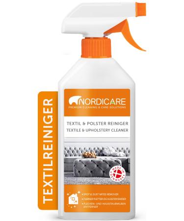 Nordicare upholstered cleaner 500ml spray for sofa auto & textile I textile cleaner extremely productive i carpet cleaner stain remover upholstery cleaner 500 ml (1 Pack)