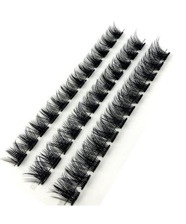 HBZGTLAD No Glue Cluster Lashes - DIY Press-On Individual Eyelash Extensions Easy Mink False Eyelashes for Stunning Makeup - Buy Online on GoSupps.com
