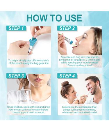 SDJUFEI Coconut Pulling Oil Oil Pulling Travel Sachets 20Pcs Mint Oil Pulling Mouthwash for Teeth Travel Sizes Natural Coconut Oil Pulling with Coconut & Peppermint Oil-Mouthwash - Buy Online on GoSupps.com