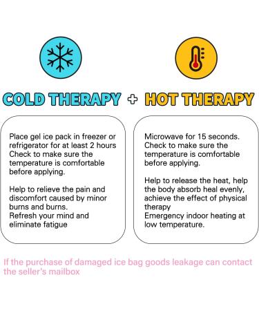 Reusable Kid-Friendly Boo Boo Ice Pack - Hot Cold Therapy for Fever, Injuries, Colic, Gas, and Stomach Pain Relief (4 Pack) - Buy Online on GoSupps.com