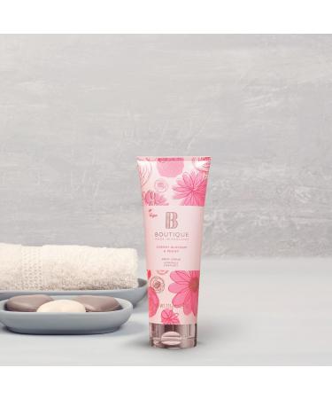 Buy Boutique Cherry Blossom & Peony Body Scrub - 225g | Soft & Smooth Skin | International Shipping - Buy Online on GoSupps.com