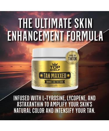Tan Maxxed 3-in-1 Tanning Supplement | Astaxanthin & Lycopene for Natural Sun Tan Support | 30 Capsules for Men & Women - Buy Online on GoSupps.com