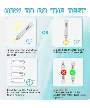 ACCUBIO Digital Pregnancy Test - Fast & Accurate Home Fertility Test | Over 99% Accuracy | Results in 5 Minutes - Buy Online on GoSupps.com