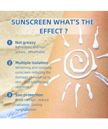 Face Sunscreen SPF 50 with Aloe Vera Extract Sunscreen for Face SPF 50 Face Cream SPF 50 Strong UV Protection Anti Aging Day Cream Reduces Dark Spots No Sticky Refreshing Suits Sensitive Skin - Buy Online on GoSupps.com