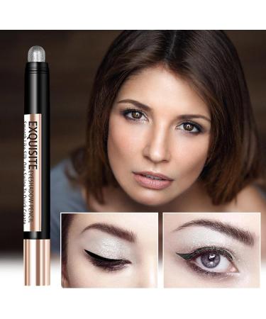 Eyeshadow Stick | Shimmer Cream Eyeshadow Pencil Crayon | Neutral Eyeshadow Stick | Champagne Eye Brightener Stick Highlighter Makeup Waterproof & Long Lasting 23# - Buy Online on GoSupps.com