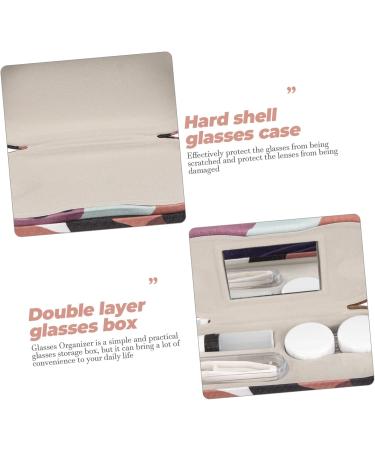 Kombiuda Double Purpose Glasses Case - Contact Lens Container & Travel Organizer - Hard Shell Portable Design - Ideal for Schnapps & Eyewear - Buy Online on GoSupps.com