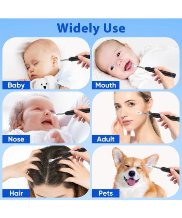 Blumway 1080p HD WiFi Ear Wax Removal Otoscope Kit - 6 LED Ear Cleaner for Adults Kids & Pets - 8 Piece Manual Ear Set Compatible with Smart Devices - Buy Online on GoSupps.com