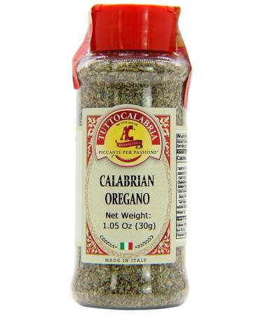 TuttoCalabria Calabrian Dried Oregano Flakes Shaker Italian Seasoning  Spices 30 g All Natural Non-GMO Product of Italy - Buy Online on GoSupps.com