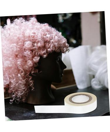 PLAFOPE 1 Roll Wig Film Hair Glue for Lace Wigs Wig Tape Double Sided Lace Wig Tape Strips Bold Hold Wig Tape for Lace Wigs Scalp Tape for Wigs Double Sided Wig Tape Hair Tape White Tissue 4.70X4.70X1.30CM White - Buy Online on GoSupps.com