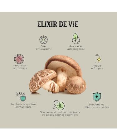 Organic Shiitake * Plantae * 60 Vegetable Capsules * Strengthens the Immune System * 50% Polysaccharides + 15% Beta Glucans * - Buy Online on GoSupps.com