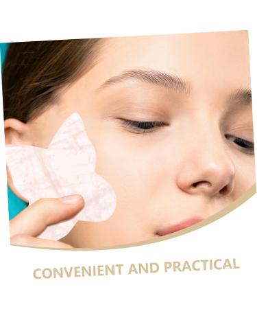 Buy Beavorty Rose Quartz Gua Sha Butterfly Board - Facial Massage Tool for Skin Care & Spa | Pink Crystal 8.5x7cm - Buy Online on GoSupps.com