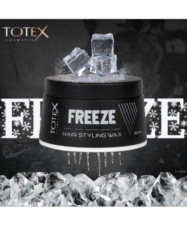 Totex Freeze Hair Styling Wax | Strong Hold Gel Wax for All Hair Types | 150 ml - International Shipping Available - Buy Online on GoSupps.com