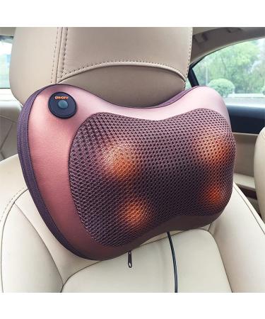 Electric Neck Massager Massage Pillow with Rotating 3D Massage Function for Home Car Work (Pillow)