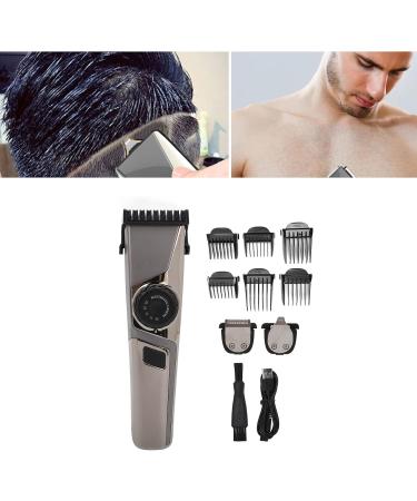 Qukaim Hair Trimmer Electric Hair Clipper Trimmer Multifunctional Beard Trimmer with Digital Display Washable Fine Tuning for Home Salon - Buy Online on GoSupps.com