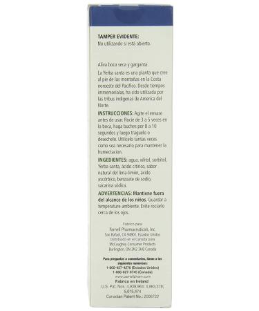 Mouth Kote Dry Mouth Spray with Yerba Santa - 8 fl oz Oral Moisturizer - Buy Online on GoSupps.com