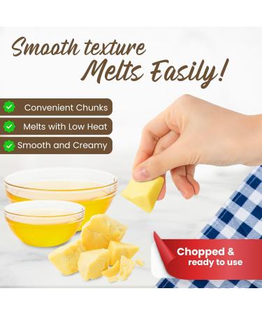 2 Lb Cocoa Butter: Pure Raw Unprocessed. Incredible Quality and Scent. Use for Lotion Cream Lip Balm Oil Stick or Body Butter. NON-GMO By SaaQin 32 Ounce (Pack of 1) - Buy Online on GoSupps.com