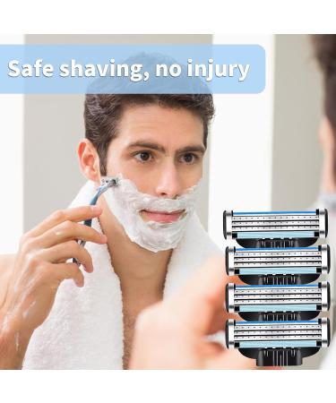 Buy Razor Blades & Razors - Mach 3 Set with 28 Refills for Men | International Shipping Available - Buy Online on GoSupps.com