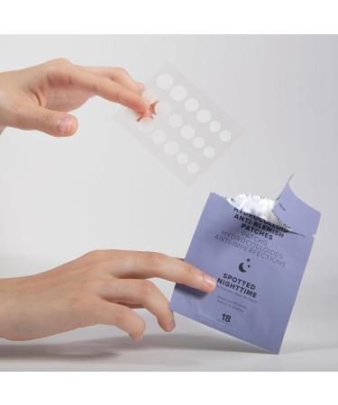 Spotted Nighttime Hydrocolloid Pimple Patches - Vegan Anti-Blemish Solution 54 Patches Two Sizes Cruelty-Free - Buy Online on GoSupps.com