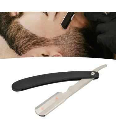 Professional Foldable Stainless Steel Beard Blade Holder | Durable Razor with Straight Edge for Precision Grooming - Buy Online on GoSupps.com