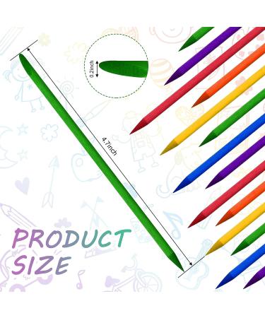 150 Colorful Heavy Duty Wood Stylus Tools for DIY Scratch Craft Art - 4.7 Inch Length - Buy Online on GoSupps.com