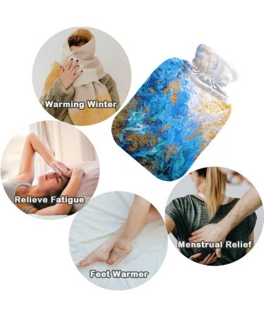 Naanle Ocean Painting 1L Hot Water Bottle with Lid Pain Relief & Warmth Therapy - Buy Online on GoSupps.com