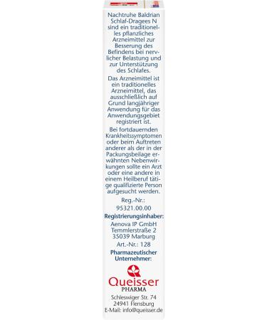Double Heart Valerian Sleep Dragees - 60 Count (2-Pack) for Stress Relief & Improved Sleep - Natural N-Medicines - Buy Online on GoSupps.com
