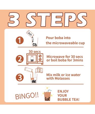 EASY BUBBLE TEA Classic Flavor Kit - Authentic Instant Boba Milk Tea with Tapioca Pearls - Ready in under 1 Minute (5 Servings) - Buy Online on GoSupps.com