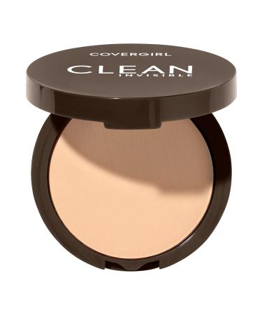Covergirl Clean Invisible Pressed Powder  Lightweight  Breathable  Vegan Formula  Classic Ivory 110  0.38oz - Buy Online on GoSupps.com