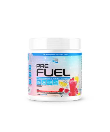 Believe Supplements Pre Fuel - Ultimate All-in-One Pre-Workout with 200mg Caffeine Laser Focus Muscle Fullness - Boost Energy Endurance and Performance - Gym and Fitness Enhancement - Alpha-GPC Creatine Beta-Alanine (Raspberry Lemonade)