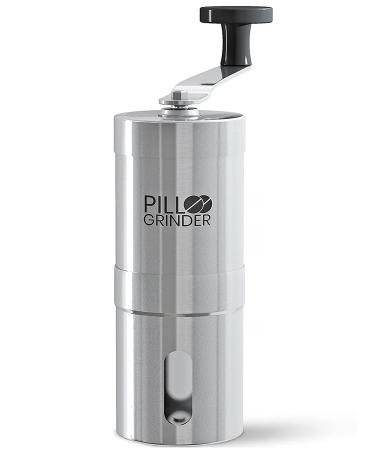 Pill Grinder - Stainless Steel Tablet & Vitamin Crusher - Grind and Pulverize Multiple Pills, Medicine to Fine Powder - Use for Feeding Tube, Kids or Pets