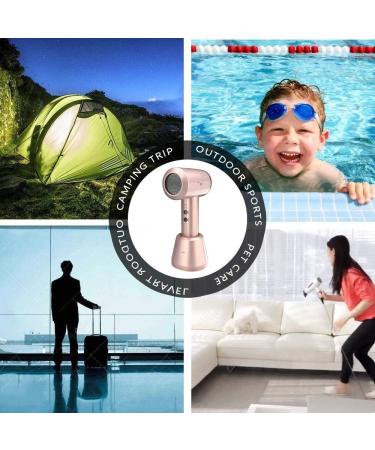 Rechargeable Hair Dryers Travel Cordless Hairdryer Portable Handheld Blow Dryer 5000mAh 6 Gears Hot/Cold Air Camping Wireless Hair Dryers for Outdoor/Home Royal Blue - Buy Online on GoSupps.com