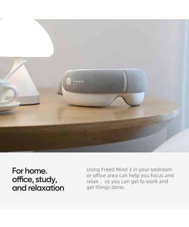 Buy Eye Massager with Heat & Vibration | 5 Modes Heated Eye Mask for Migraine Relief | Bluetooth Music | Relax & Reduce Eye Strain | Perfect Gift for Men & Women - Buy Online on GoSupps.com