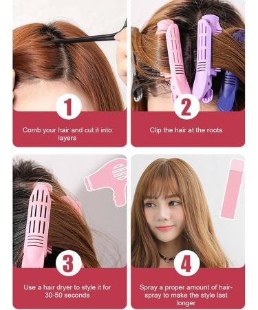 Hair Volume Clip 10 Portable Volumizing Roller | Volume Hair Root Lift Volumizing Roller Styling Tools Make Up Accessories for Women Pink 1 count (Pack of 1) - Buy Online on GoSupps.com