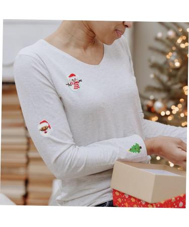 COHEALI 32 Pcs Christmas Stickers Decals Sewing Patches Xmas Design Clothes Applique Accessories Cartoon - Buy Online on GoSupps.com