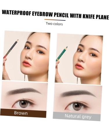 SOESFOUFU 12pcs Lip Liner Eyeliner Eyebrow Pen Waterproof Lip Liner Pencil Eyeliner Black Wooden - Buy Online on GoSupps.com