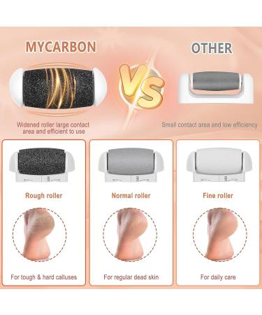 MYCARBON Electric Foot File - Rechargeable Waterproof Callus Remover for Dry, Dead, and Cracked Heels - Pedicure Set for Feet Care - Buy Online on GoSupps.com