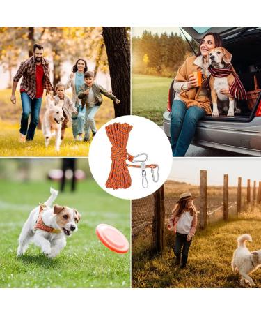 Dog Tie Out Cable for Camping - Heavy Duty Overhead Trolley System 50ft Pulley - Buy Online on GoSupps.com