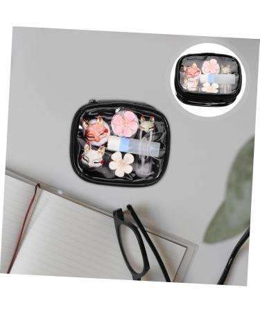 Solustrie Decorative Contact Lens Container Set - Stylish Organizer & Storage Box for Travel | Durable Plastic Lens Holder - Buy Online on GoSupps.com