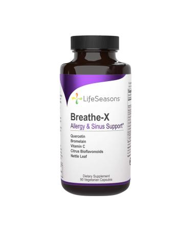 LifeSeasons Breathe-X Allergy & Sinus Support 90 Vegetarian Capsules