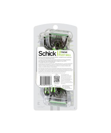 Schick Xtreme Pivot Ball Razor - Best Disposable Razors for Men | 3 Count Pivot Razor - Buy Online on GoSupps.com