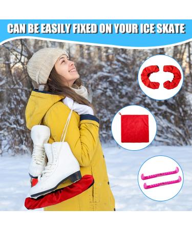 Aoblok Ice Hockey Skates Gift Set - Elastic Stockings & Protection Accessories for Men Women Kids | Red - Buy Online on GoSupps.com