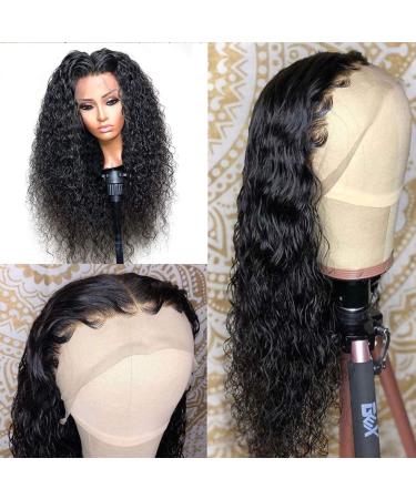 Saupa Real Hair Wigs - Curly Wave Lace Front 24 Inch Brazilian Water Wave Human Hair - Buy Online on GoSupps.com