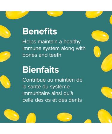 CONFETTIWOW Webber Naturals Vitamin D3 2 500 IU Extra Strength 180 Softgels for Healthy Bones Teeth and Helps Prevent Vitamin D Deficiency - Buy Online on GoSupps.com