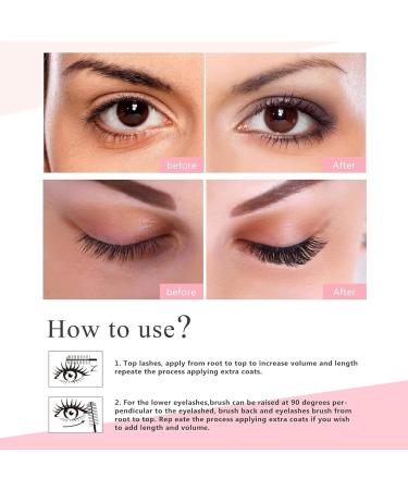  G n rique Black Mascara for Volume & Length Smudge-Proof 5D Volumizing Formula Water-Resistant Fade-Proof Eyelash Makeup with 24-Hour Performance (10g) Lifts & Defines Lashes - Buy Online on GoSupps.com