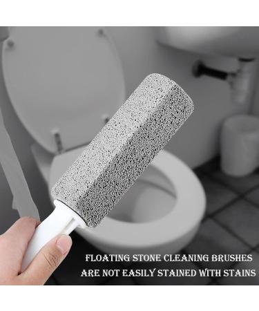 Buy Tzqfroce Pumice Stone Toilet Cleaner - 4 Piece Set for Kitchen Bathroom & Grill | Efficient Cleaning Tool with Handle - Gray & White - Buy Online on GoSupps.com